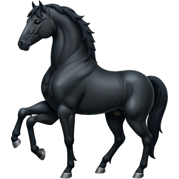 Black horse emoji emoji