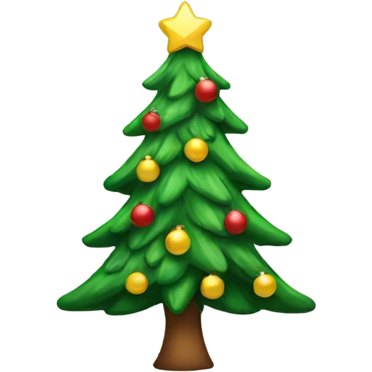 Christmas tree emoji