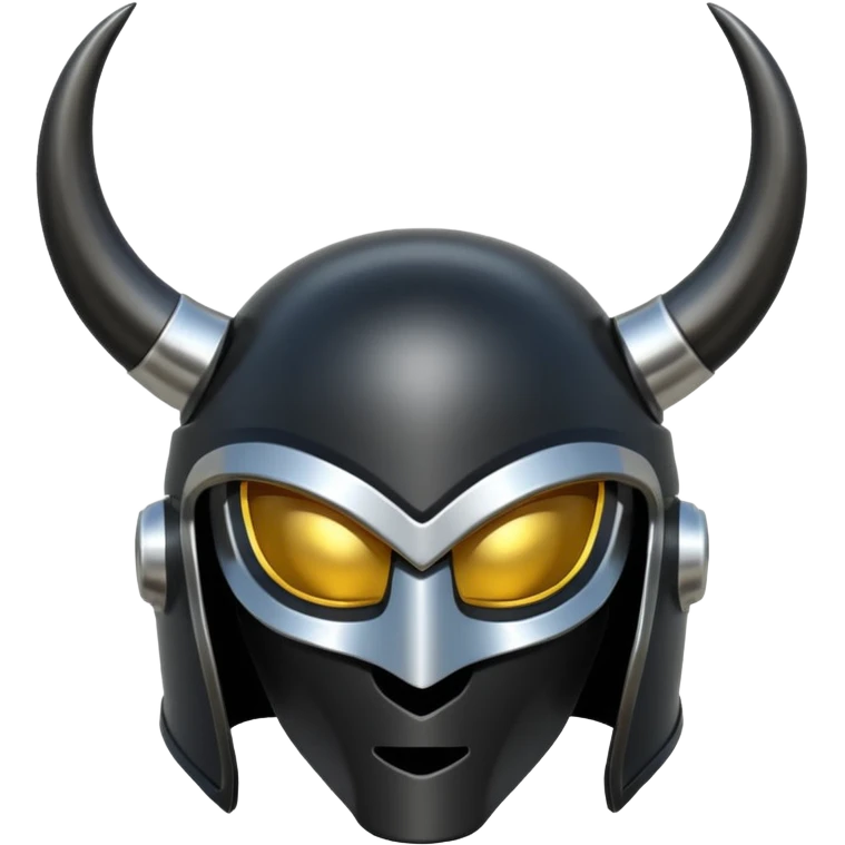 black horn helmet emoji
