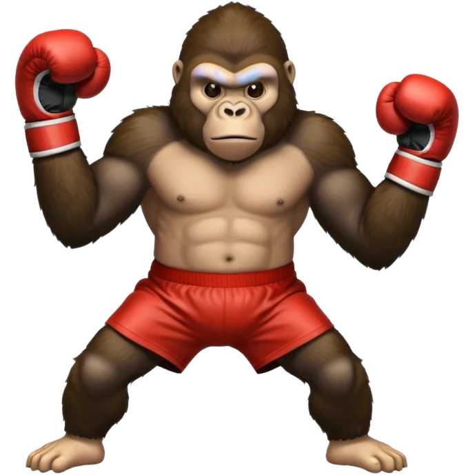 gorilla with boxing gloves emoji