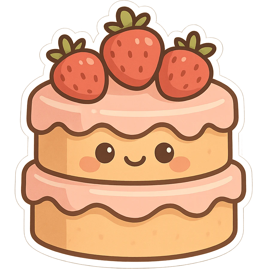 一个双层蛋糕 emoji