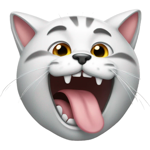 Cat throw up  emoji