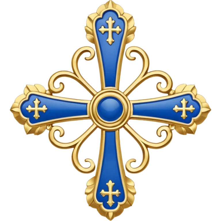 Французский гугенотский крест emoji