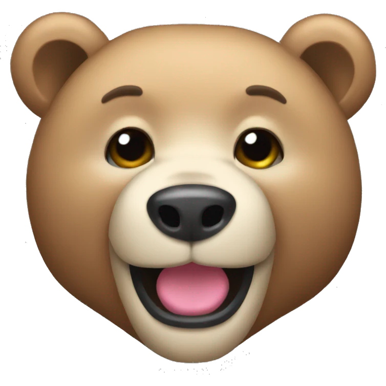 glam bear emoji