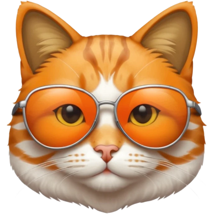 Cat wearing sunglasses emoji