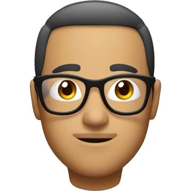 Me with glass emoji