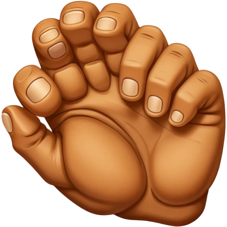 strong veiny knuckle emoji
