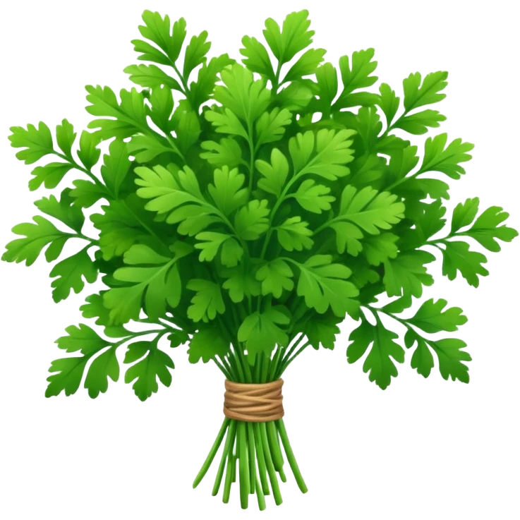 cilantro herb bouquet emoji