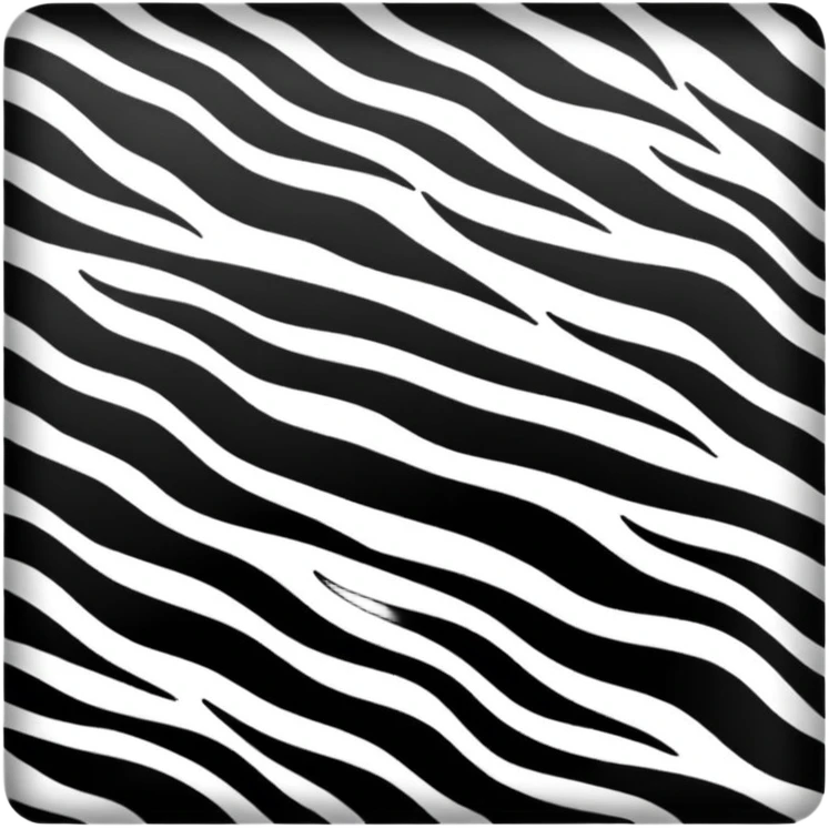 ''zebra Patterned'' Clothe emoji