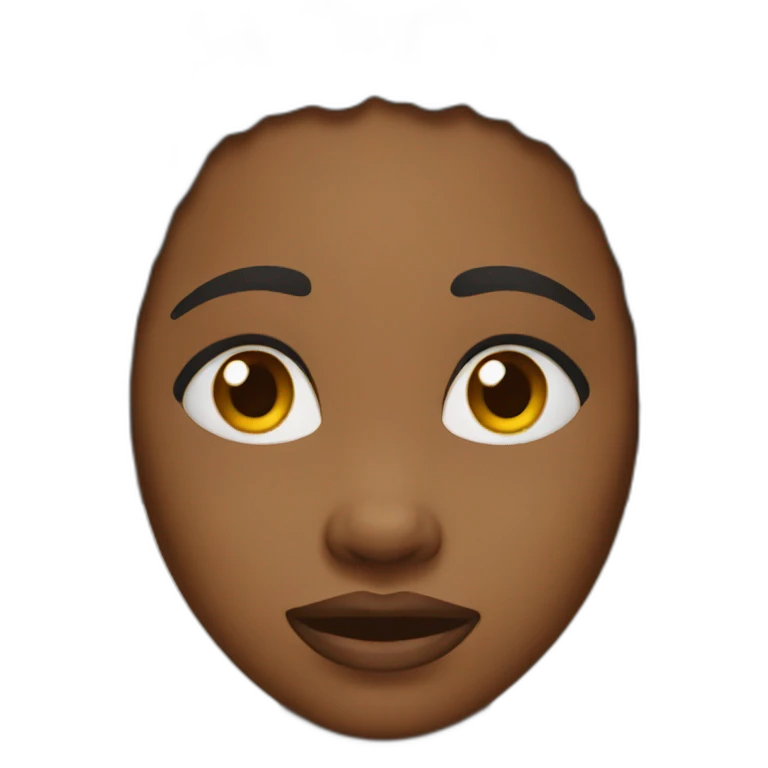 black woman stressful emoji
