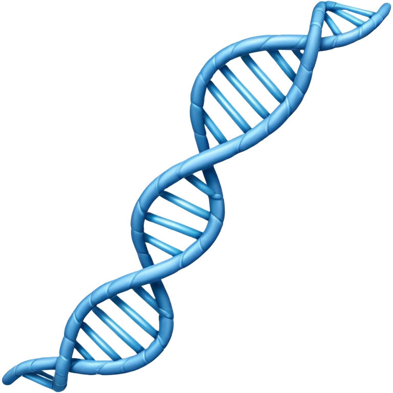 simple emoji of a DNA double helix emoji