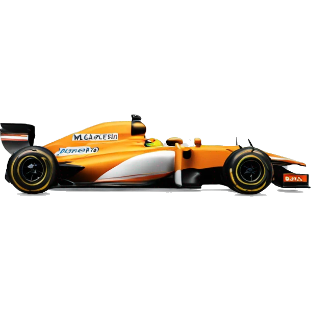 mclaren formula 1 car emoji