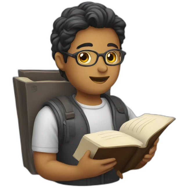 person opening a book emoji