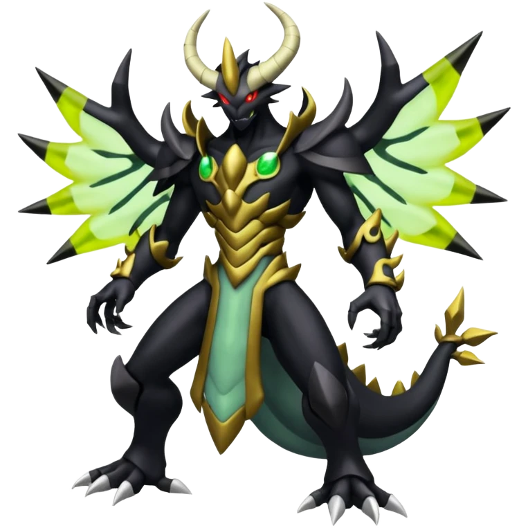 Zygarde-Giratina-Darkrai-fusion, full body emoji