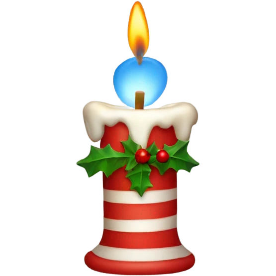 christmas candle emoji