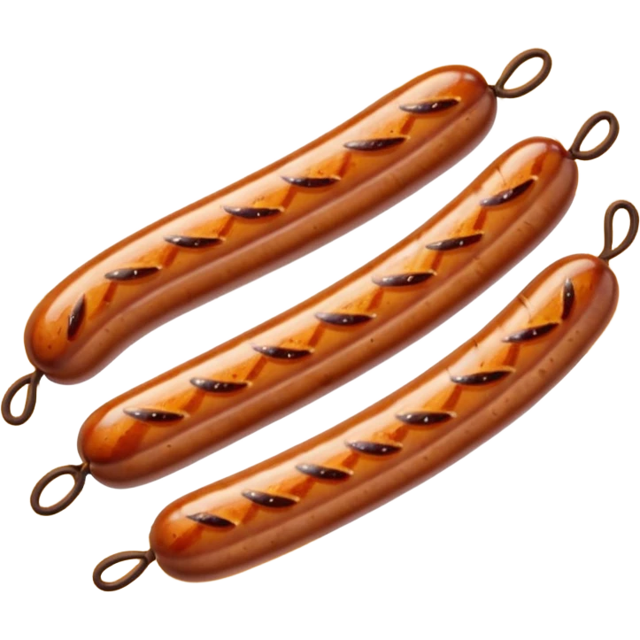 a single sausage emoji