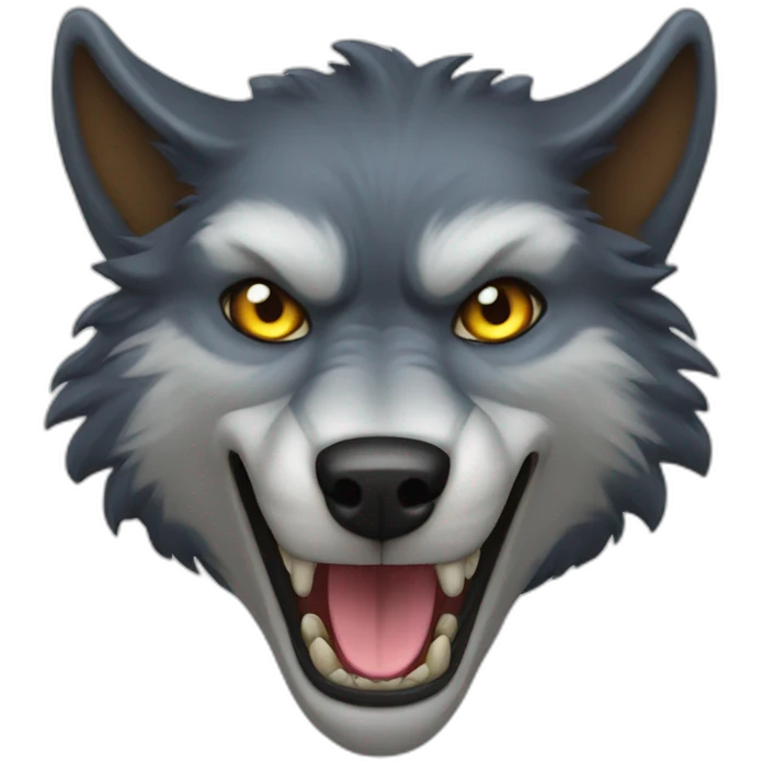 Loup garou emoji