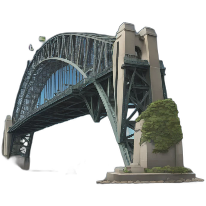 Sydney harbor bridge emoji