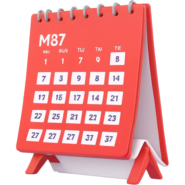 calendar week emoji