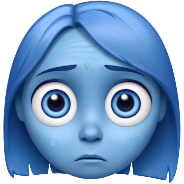 Sadness from the Inside Out movie emoji