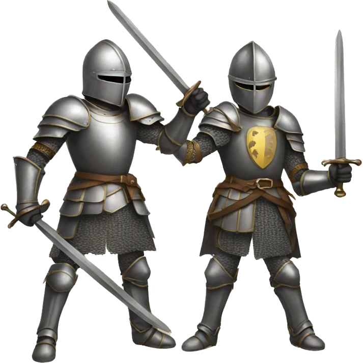 Dueling knights emoji emoji