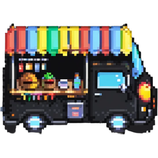 simple food truck emoji