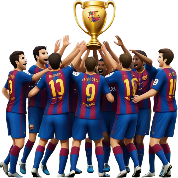 Barcelona beating Madrid  emoji