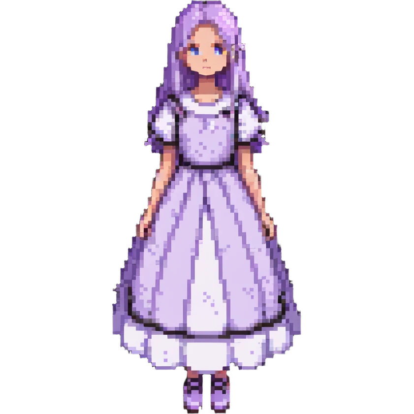 very light lavender rosy dress emoji