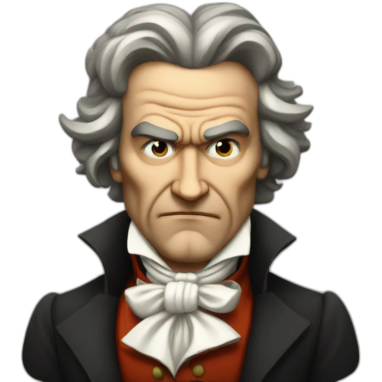 Evil Beethoven emoji
