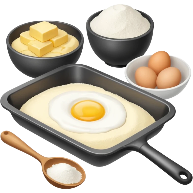 baking ingredients ready for preparation emoji