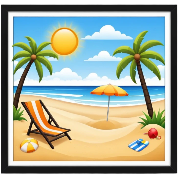 Playa  emoji