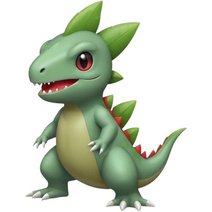Larvitar-Axew-fusion (full body) emoji