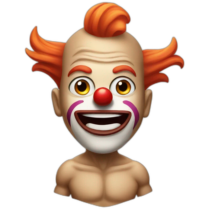 Clown With Muscles emoji