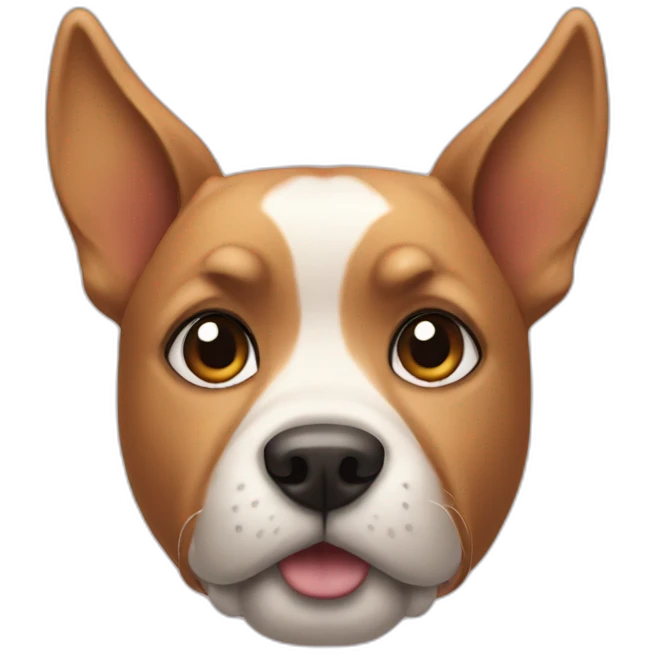 Dog with 3 ears emoji