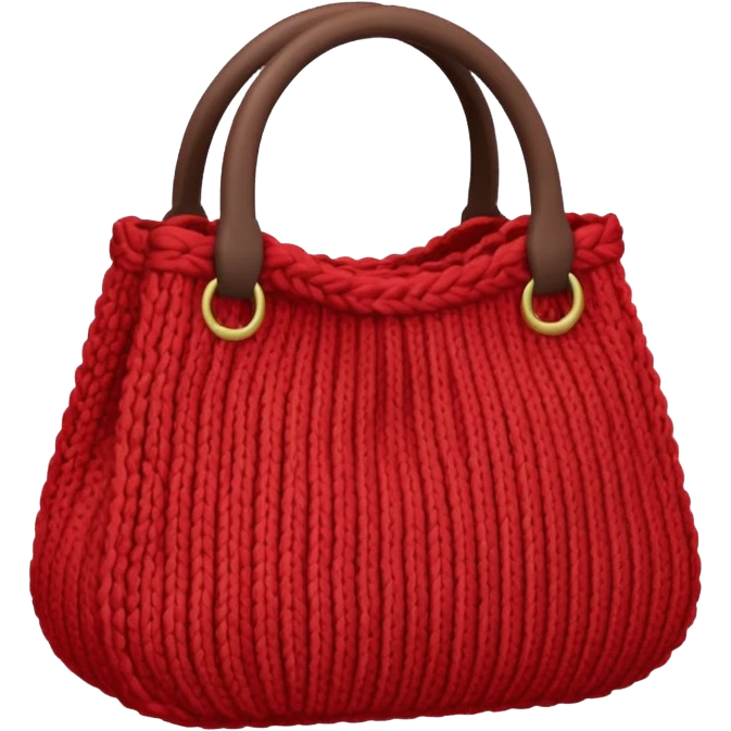 red Knitted Bag emoji