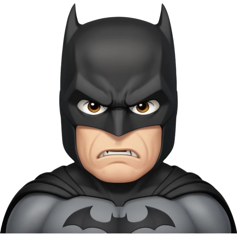batman angry look emoji