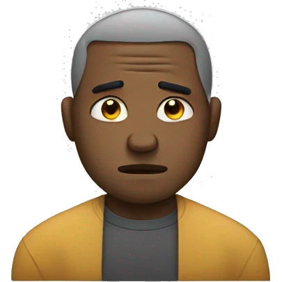 sad depressed strong man  emoji
