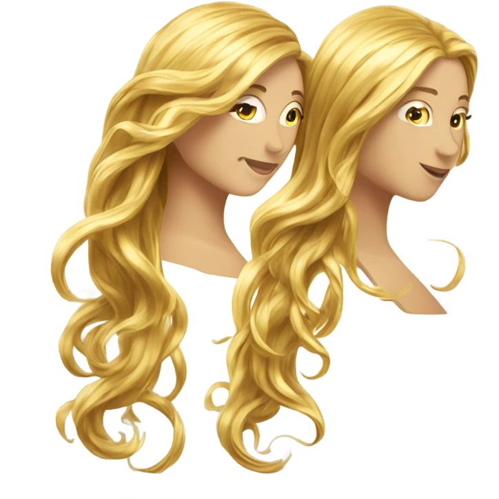Golden hear emoji