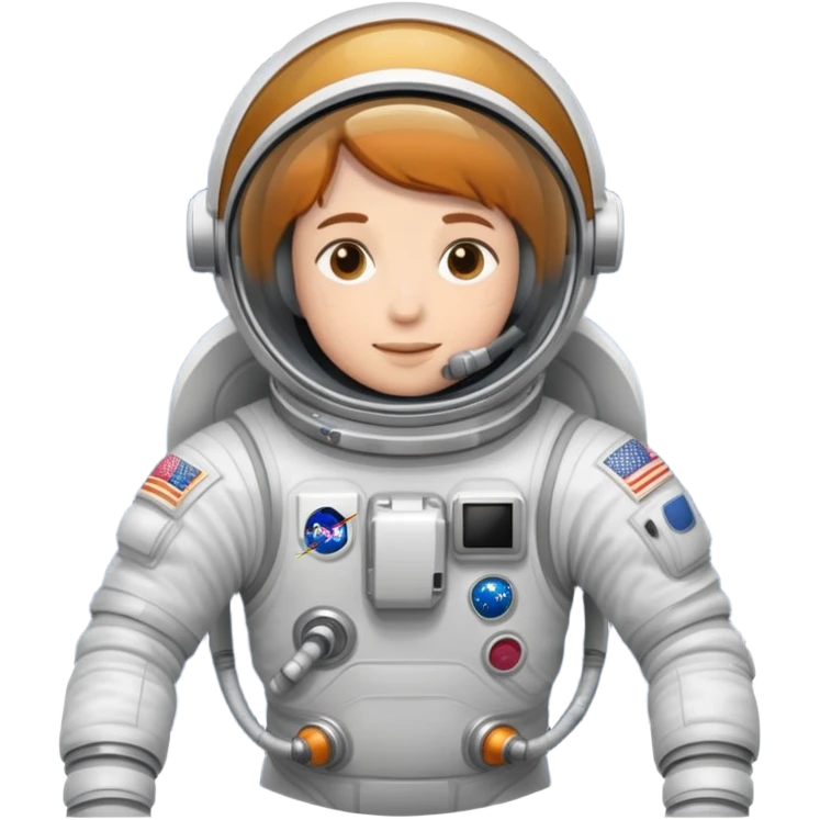 astronaut floating in space emoji