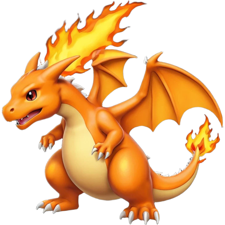  Charizard black emoji