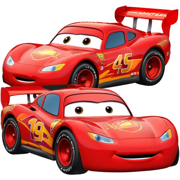 Lightning McQueen Saying heyyyy￼ emoji