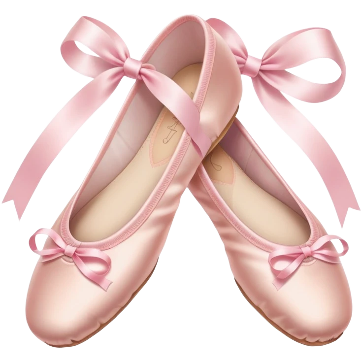 pastel pink ballet shoes emoji