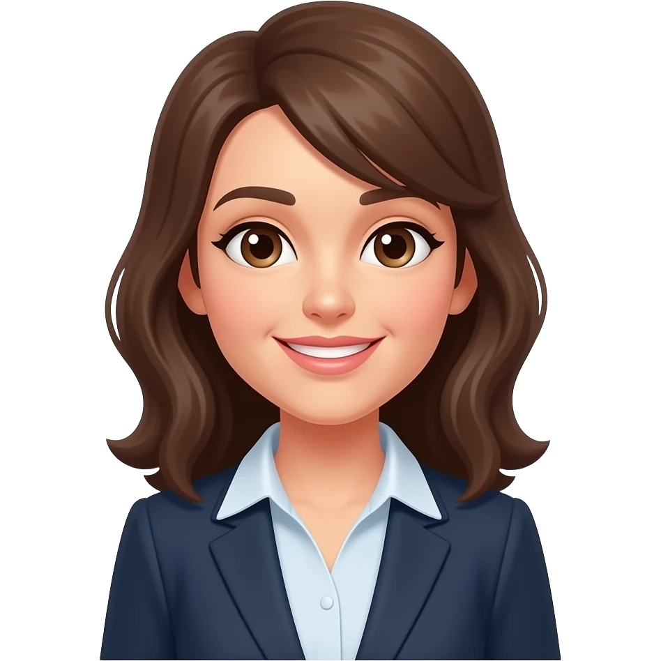 woman searching candidates for a job role emoji