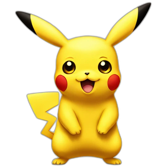 Pikachu le Pokémon emoji