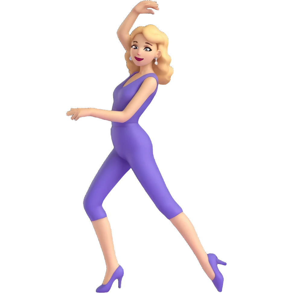Kylie Minogue dancing emoji