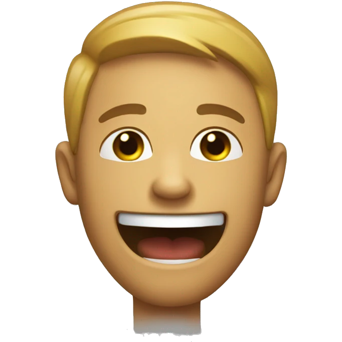 Holding my laugh emoji