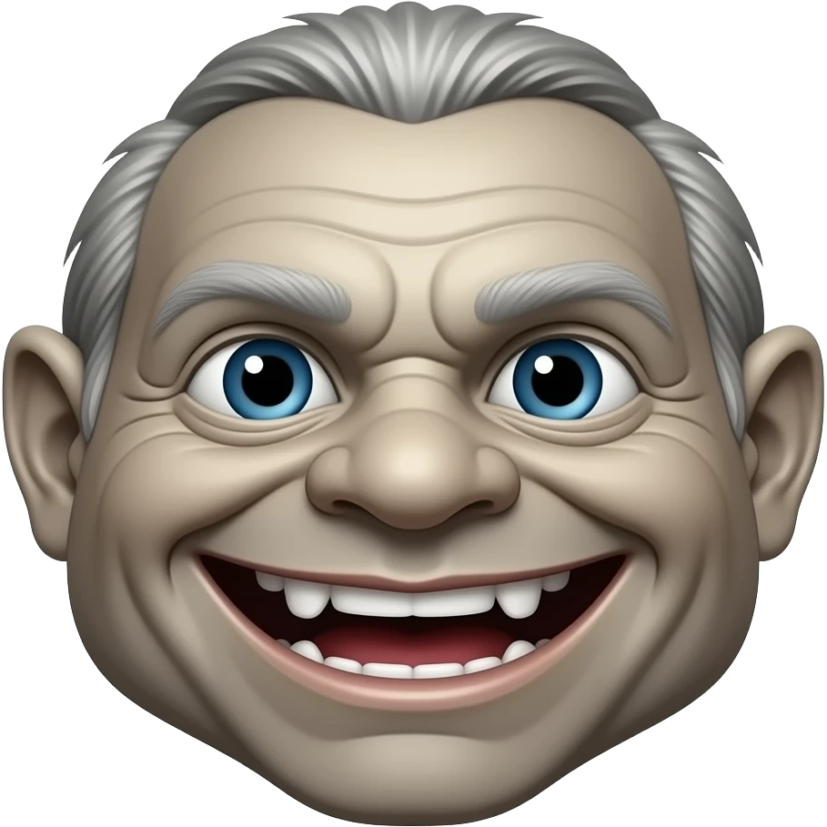 A laughting Face but in the troll genre emoji