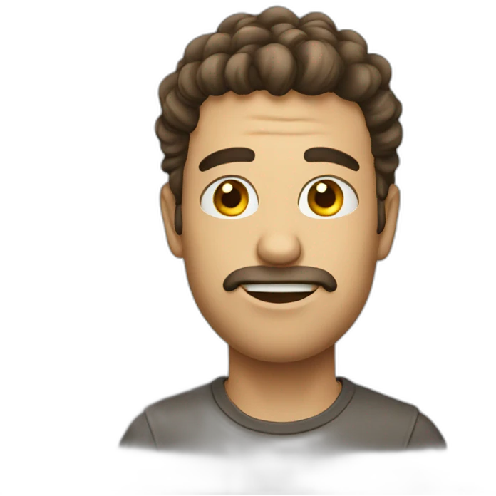weird guy emoji