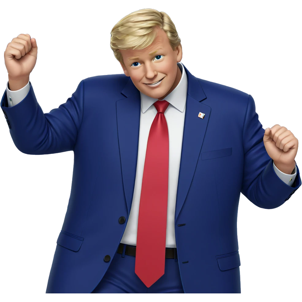 smiling boy in blue suit emoji