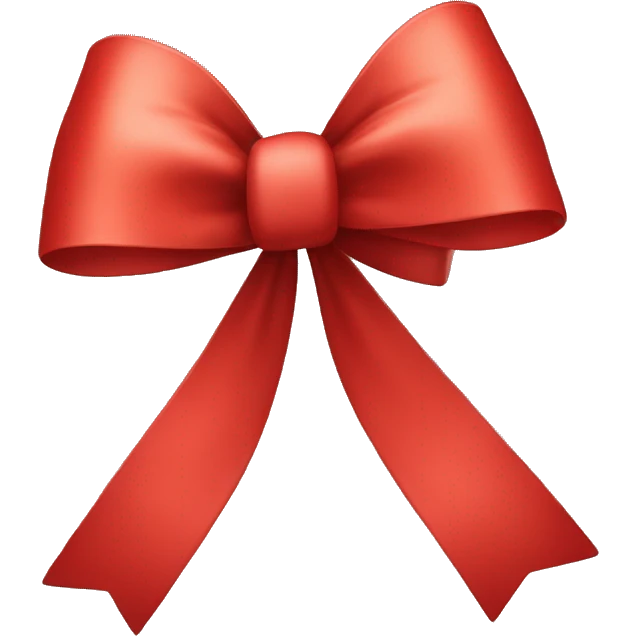 Big red bow  emoji